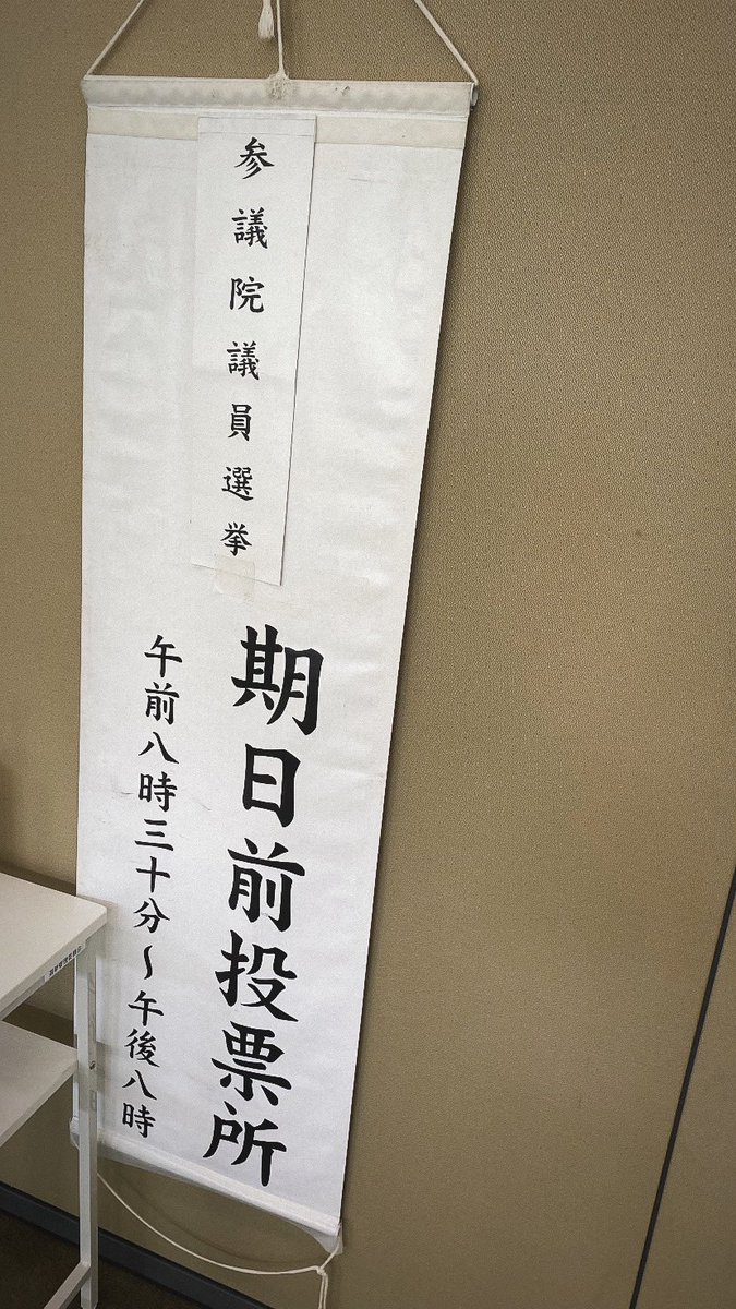 みんな選挙に行こう🗳️

#選挙に行こう