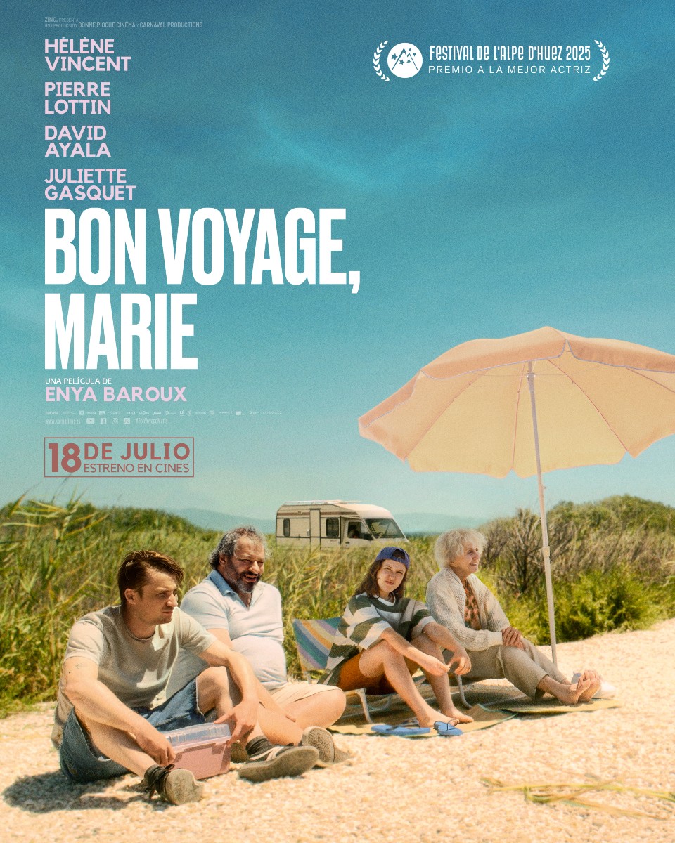 Una abuela decidida, un asistente social rebelde, un hijo un “poco” irresponsable y una nieta adolescente se embarcan en un viaje en caravana a Suiza con un plan oculto en un Pequeña Miss Sunshine a la francesa: #BonVoyageMarie 👋.

Entradas 🎟️: ow.ly/tlE650WqTAw