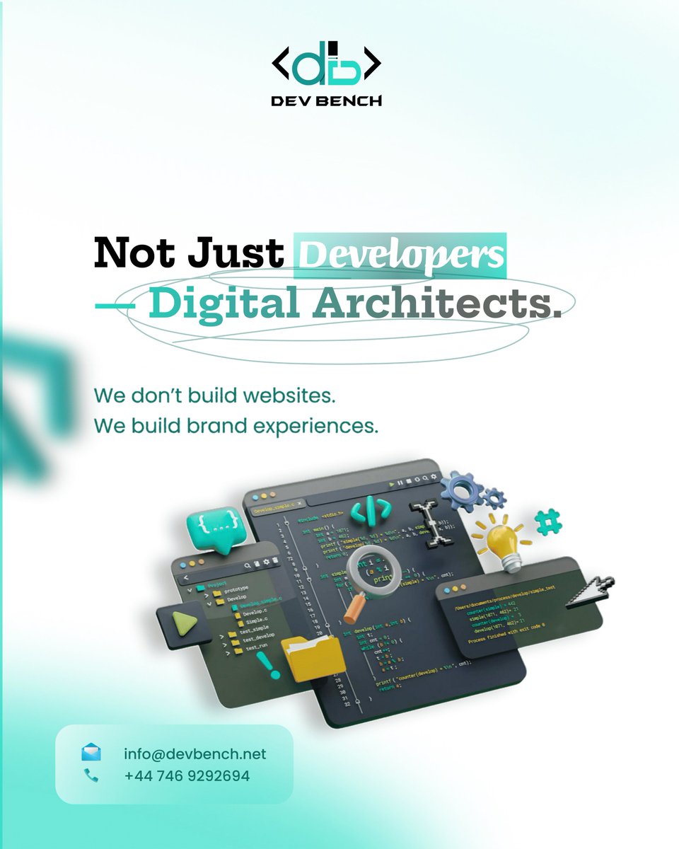 DevBenchLLC's tweet image. 🛠️ We are not just developers — We&apos;re digital architects.
We don’t just build apps.
We craft immersive digital experiences that perform, engage, and last.
#WebAgency #WebDesign  #Technology #UXDesign  #DevBench #CustomSoftware #WebDevelopment
