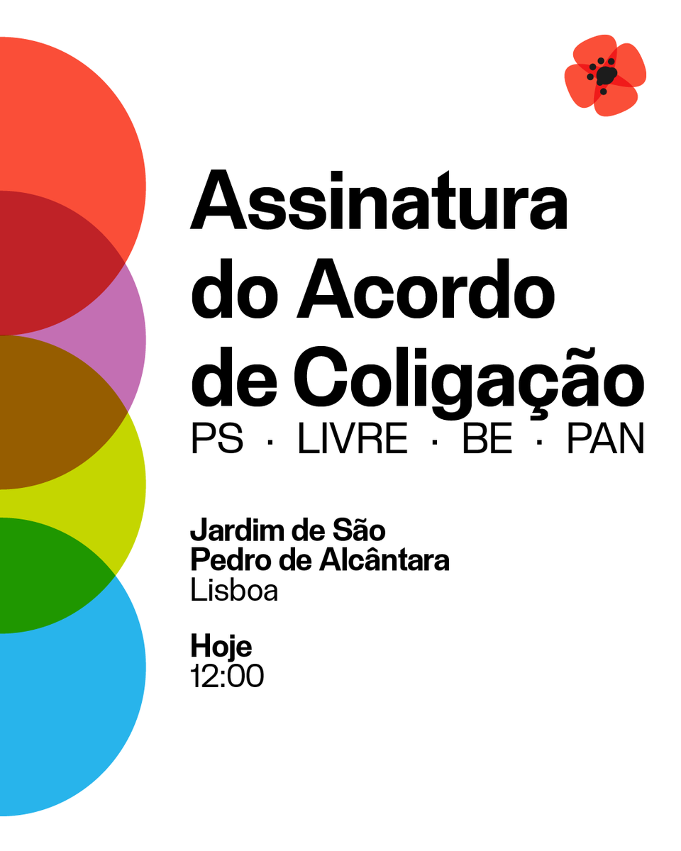 LIVREpt's tweet photo. Hoje, junta-te a nós no Jardim de São Pedro de Alcântara para o anúncio oficial da coligação progressista por Lisboa composta pelo PS, LIVRE, BE e PAN.

📅 Hoje, 18 de julho 
🕛 12h 
📍 Jardim de São Pedro de Alcântara

Contamos contigo! https://t.co/t5MhvR8jWe