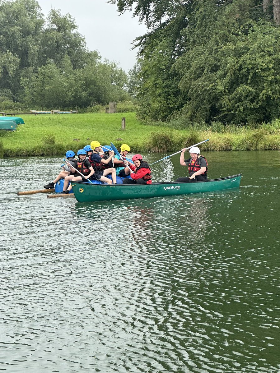 Raft building in the rain ☔️