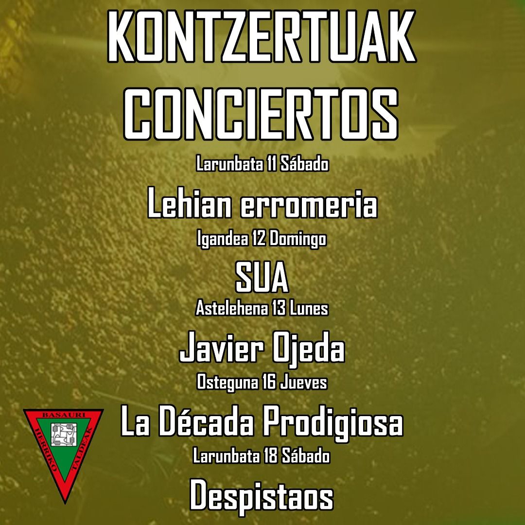 Ultrasonicos1's tweet image. A mediados de octubre será una de las últimas fiestas en #Bizkaia, los San Faustos de #Basauri. Ya se conocen los conciertos de la plaza Arizgoiti destacando @JavierOjeda64 o @Despistaos entre otras.
lc.cx/1wRGzl