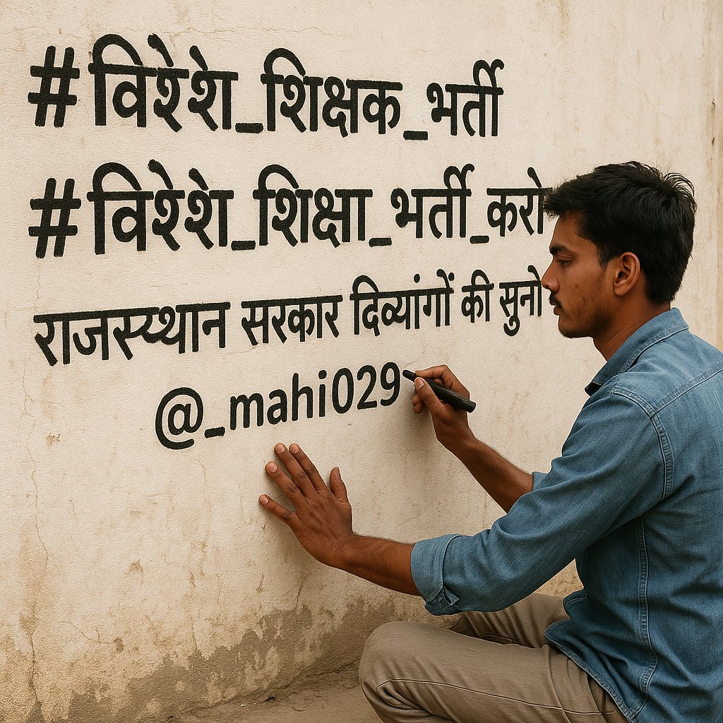 NEP 2020 (नई शिक्षा नीति 2020) में स्पष्ट रूप से यह सिफारिश की गई थी कि विद्यालयों में विशेष आवश्यकता वाले बच्चों के लिए विशेष शिक्षकों की नियुक्ति की जाएगी।

#विशेष_शिक्षक_भर्ती
#विशेष_शिक्षा_भर्ती_करो
#राजस्थान_सरकार_दिव्यांगों_की_सुनो
<a href="/_mahi0029/">विशेष शिक्षा MaHi BisHNoi✪™</a>
<a href="/alokrajRSSB/">Alok Raj</a>
<a href="/madandilawar/">Madan Dilawar</a>
