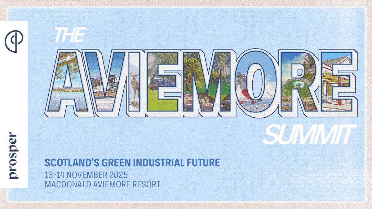 ProsperScot's tweet image. 50 years after our first Aviemore Summit helped define Scotland’s oil era, this landmark event returns as Scotland stands at another pivotal moment—the transition to clean energy.

We will again chart the course for the future by focusing on unlocking the infrastructure, policy…
