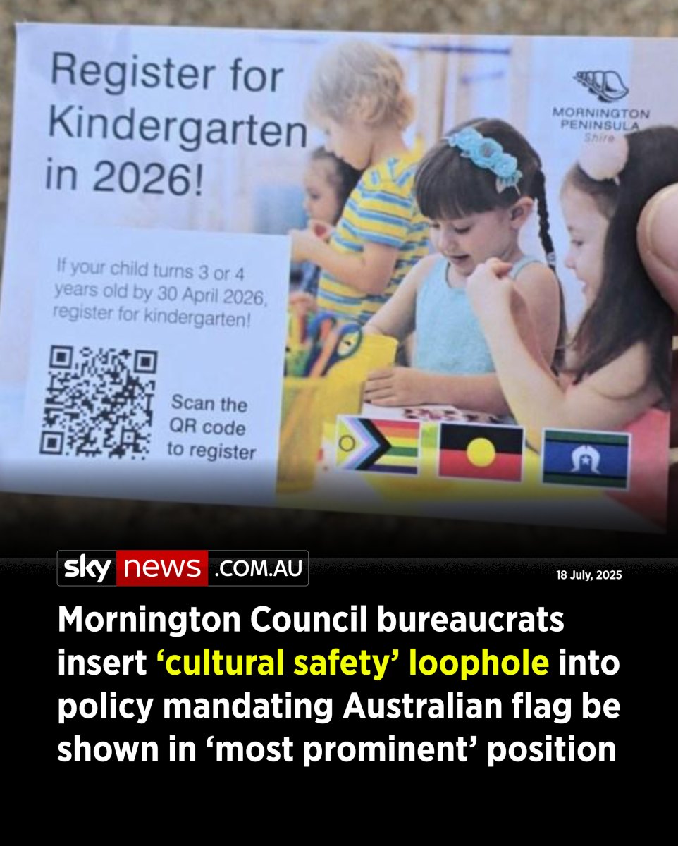 FairAusADV's tweet image. The bureaucrats at Mornington Council are now fighting to keep the Australian flag out of their material.
If the Australian flag isn't good enough for you, then you don't deserve the Australian ratepayer dollars that pay your salary!