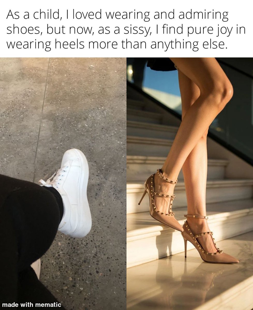 How time changes shoes to heels 👠