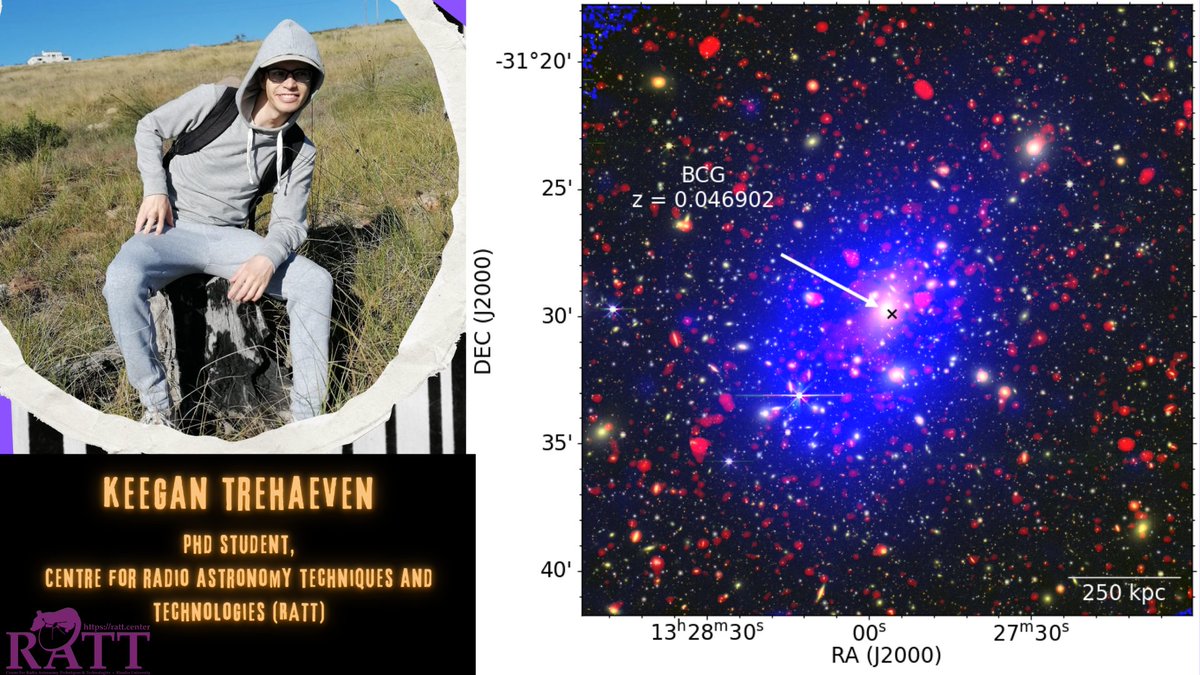 RATTiverse's tweet image. A new study led by our PhD candidate Keegan Trehaeven reveals a peculiar radio mini-halo in Abell 3558 galaxy cluster.

Using MeerKAT, uGMRT &amp;amp; ASKAP, the team found extended diffuse emissions, ridge-like features, and signs of gas sloshing.

doi.org/10.48550/arxiv…

#RATT