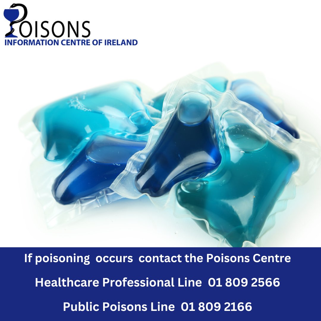 IrelandNpic's tweet image. Liquid detergent capsules contain concentrated detergents (cationic surfactants) that can potentially cause nausea, vomiting, drooling, drowsiness, stridor, respiratory features & rash if ingested. Store chemicals safely to protect children. Call @IrelandNpic if poisoning occurs.