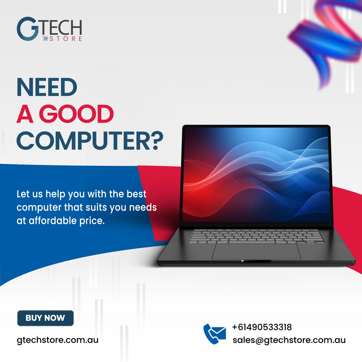 GTechStore86's tweet image. 💻 Need a Good Computer? We’ve Got You Covered!

✅ Quality you can trust
✅ Affordable prices
✅ Expert support
📧 Email: sales@gtechstore.com.au
🌐 Shop now: gtechstore.com.au
#GTECHStore #ComputersForSale #TechDeals #LaptopDeals #AffordableTech #WorkFromHome #StudySetup