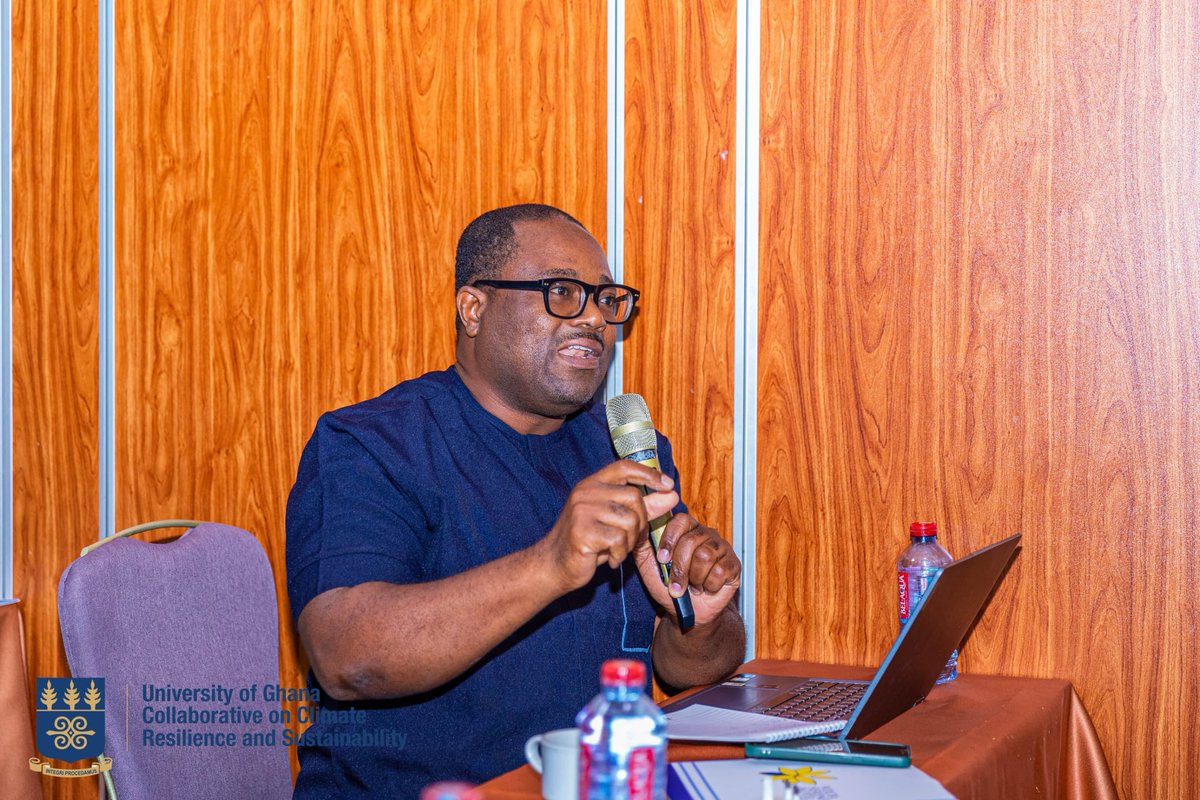 UGCCReS's tweet image. Day 2 | Session 2
Dr. Justice Mensah shared a draft mentoring manual for #ClimateSmart entrepreneurs. Stakeholders from the entrepreneurship, climate, and disability sectors provided rich insights to refine and strengthen the guide.
@UGCCReS is shaping a greener future for Africa