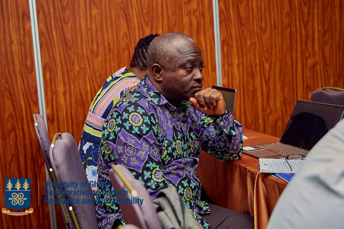 UGCCReS's tweet image. Day 2 | Session 2
Dr. Justice Mensah shared a draft mentoring manual for #ClimateSmart entrepreneurs. Stakeholders from the entrepreneurship, climate, and disability sectors provided rich insights to refine and strengthen the guide.
@UGCCReS is shaping a greener future for Africa