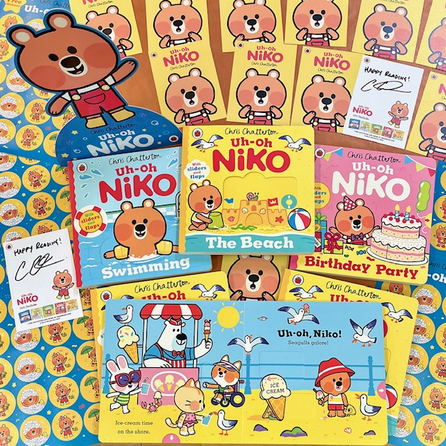 WimbledonBooks's tweet image. Huge thanks to Chris Chatterton who popped by to sign copies of his books - the adorable Uh-Oh Niko and the Ten Minutes to Bed series. @chatterton1 @PenguinUKBooks @ladybirdbooks