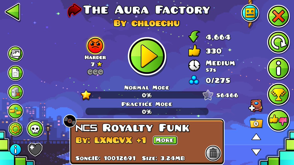 imchloechu's tweet image. I am now among the few who have a rated level with a Brazillian Phonk song