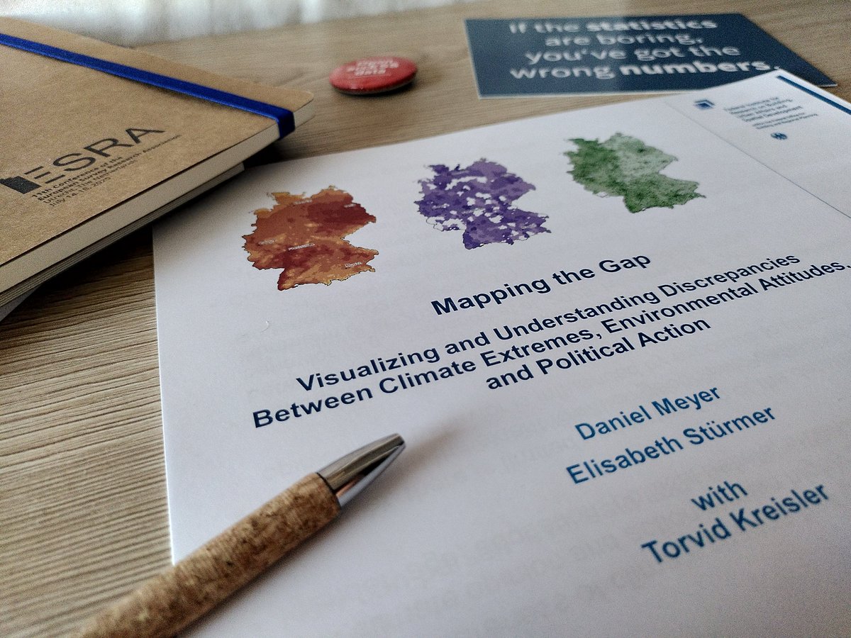 Attended my first ESRA conference this week. Great to see so many researchers combining survey and spatial data. Also received some really thoughtful feedback on our own project. Huge thanks to everyone – see you again in two years! #ESRA25