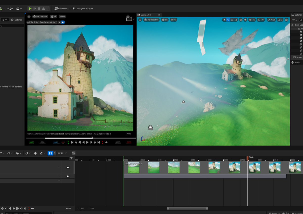 RJducats's tweet image. Okay, not too much progress today but I have set up some neat little camera sequences and an idle! Always a treat to play around with (´･ᴗ･ ` ) More adjustments over the weekend and hopefully I&apos;ll muster up the courage to send this to some peeps for detailed feedback 🙇 #wip