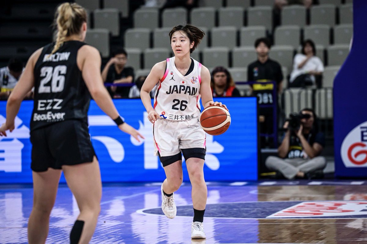 cx_basketball's tweet image. FIBA女子アジアカップ2025 
準決勝進出決定戦

🇯🇵日本 77-62 ニュージーランド🇳🇿

準決勝進出を懸けたこの一戦🔥

日本の若き司令塔 #田中こころ 選手が
チーム最多の17得点の活躍を見せました✨

他にも、#今野紀花 選手が積極的な攻めで13得点、#宮澤夕貴 選手が11得点、…