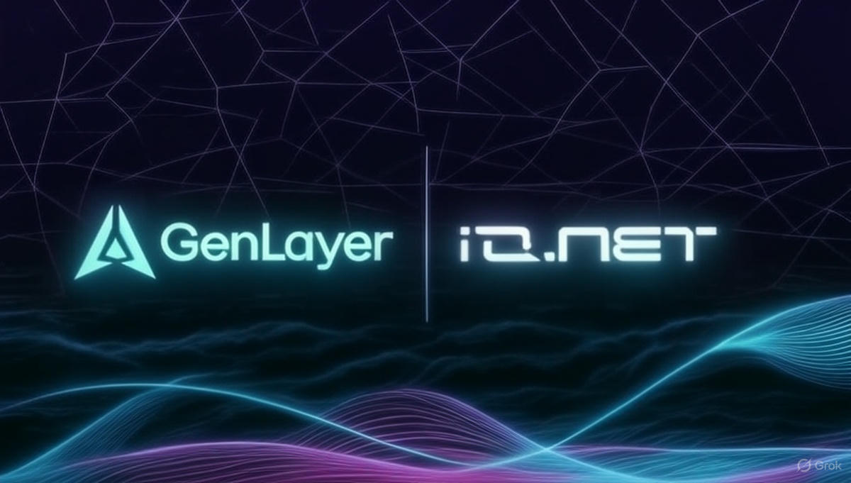 SparkleSoul45's tweet image. 🌌 The synergy of GenLayer and IQ.net lights up the digital frontier! This striking design reflects their mission to connect and innovate. Stay updated on X for more! #GenLayer #IQnet #FutureTech #Innovation
@GenLayer