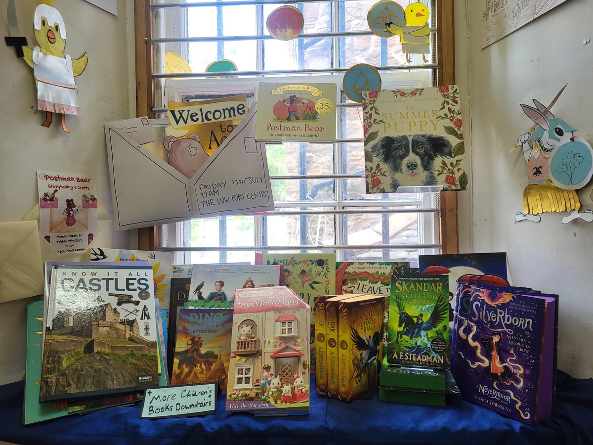 Furtherfrom's tweet image. Here we are on an unexpectedly rainy Friday in the summer holidays! We've got plenty of holiday reading suggestions, we've got a free storytelling session at 2.00pm AND it's nice and cool and dry in here. We're open til 5pm, see you soon! #ChooseBookshops