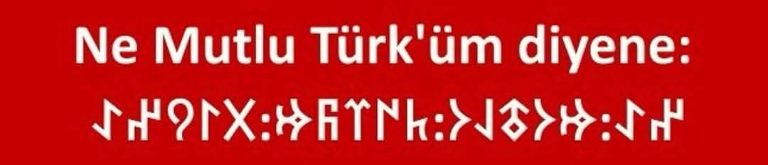 fthgny27's tweet photo. “TÜRK’üm” diyemeyen eziktir. https://t.co/qusEq8wXny