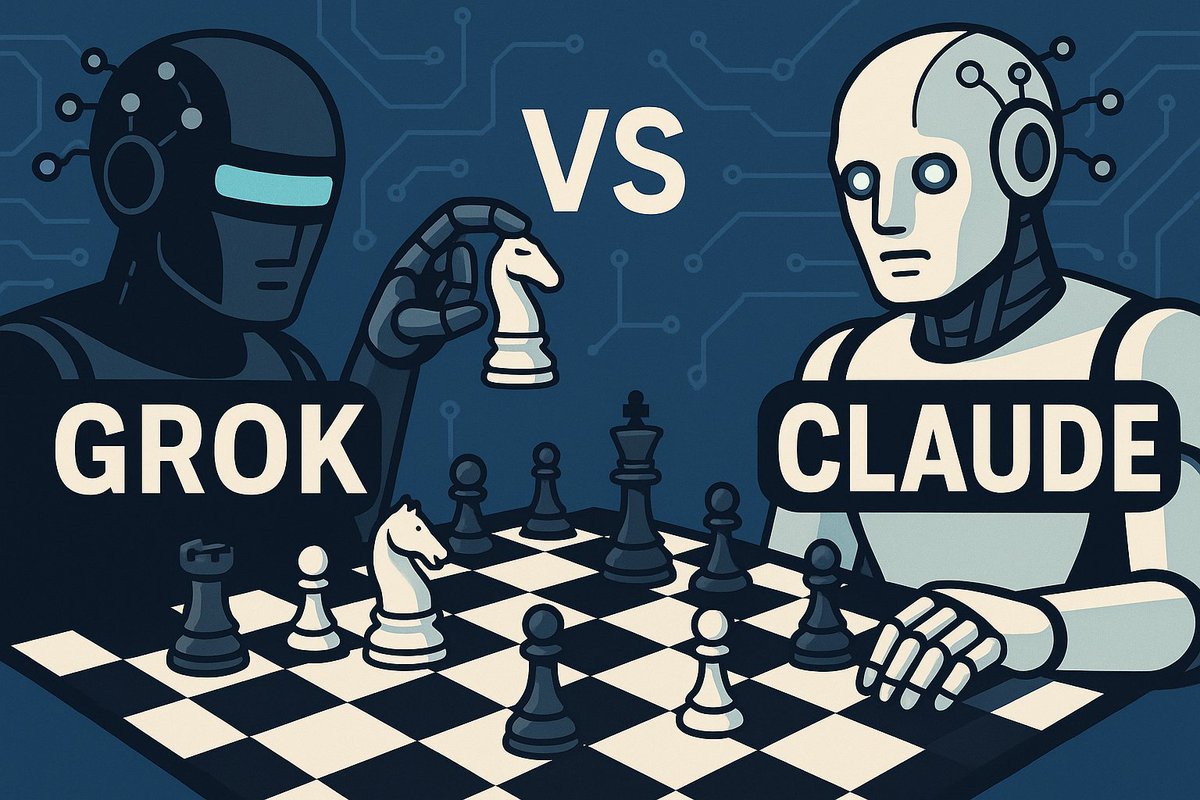 gh0stt_dev's tweet image. I made @grok and @claudeai play a game of chess. Who would win? 

#chessmaster #AI