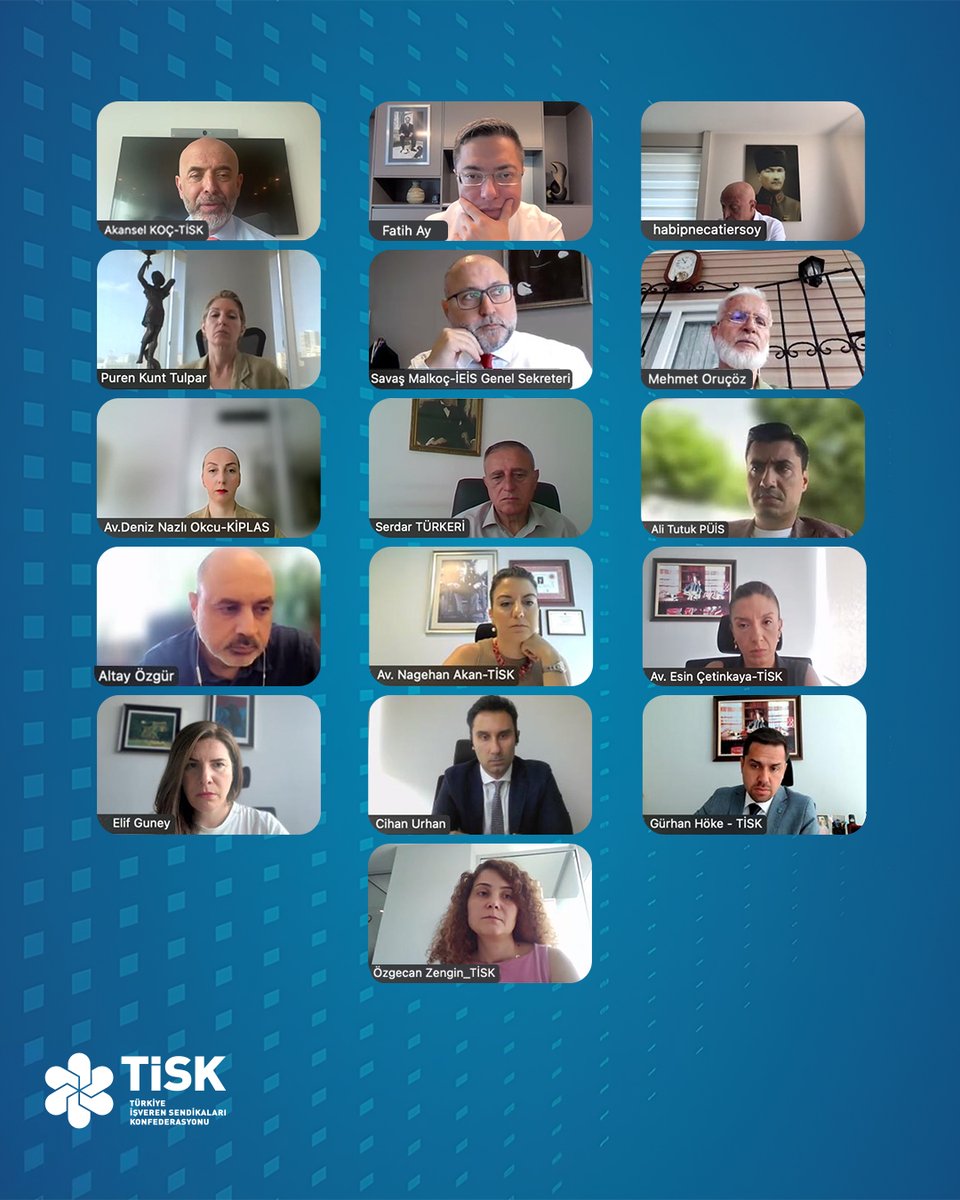 Temmuz ayı Genel Sekreterler Koordinasyon Kurulu toplantımızı gerçekleştirdik. Toplantıda, Konfederasyonumuzun dönem içi ve gelecek dönem faaliyetleri görüşüldü.

#TİSK