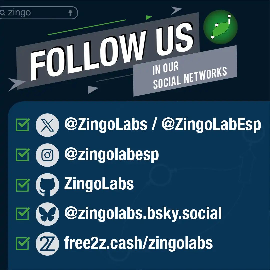 ZingoLabs's tweet image. Be part of our amazing community and explore every corner of our ecosystem!

Connect, innovate and grow with us.

The adventure starts here! 🌟

linktr.ee/zingolabs