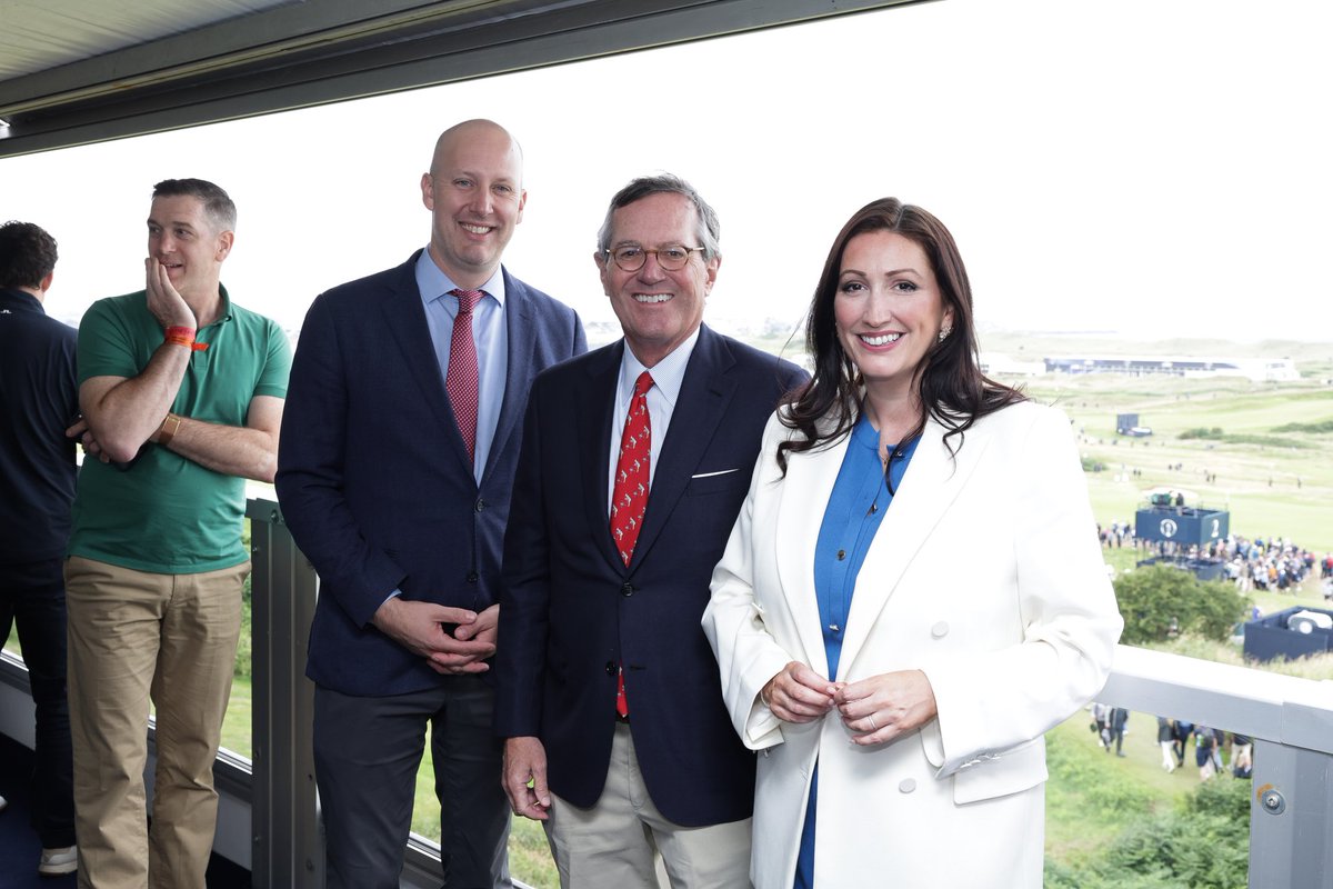 little_pengelly's tweet image. It was an honour to host the opening breakfast at The Open yesterday morning, with invited businesses, potential investors and gathered guest who have played an incredible role in making the Open happen.
It is an amazing opportunity to have the Open back in Northern Ireland -…