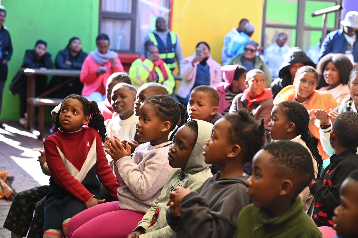 MetrorailWC's tweet photo. Arrival at Langa Station! 🚉💛
We’ve made it to our destination and now heading to Siyaphambili Orphanage Village for a day filled with dancing, laughter, and unforgettable memories with the little ones. 💃🏾🕺🏾🎉
#MandelaDay2025 #PeoplesTrain https://t.co/oWCaXUV7Mu