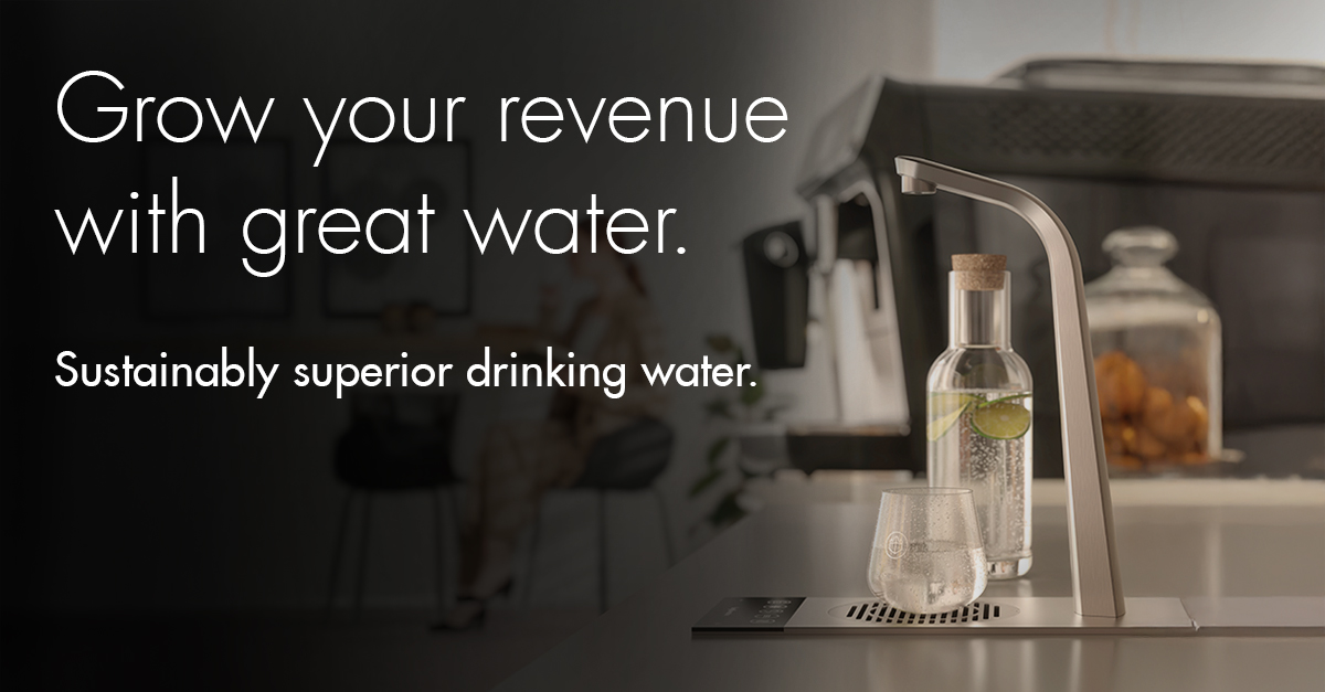 Image for the Tweet beginning: Placing a water dispenser beside