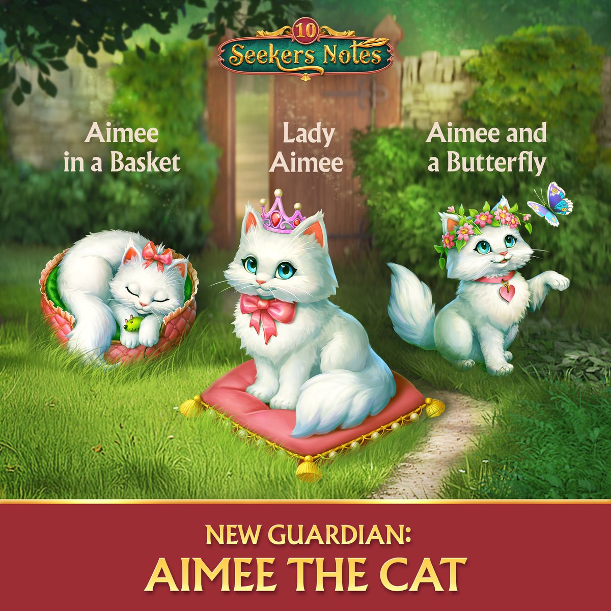 SeekersNotes's tweet image. 😻 Meet Aimee the Cat, our sweet new desk guardian.🐾

Want to add Aimee to your collection? You can get her now using Silver Paws. 😃

📲 seekersnotes.onelink.me/5b5W/jsku5mqd