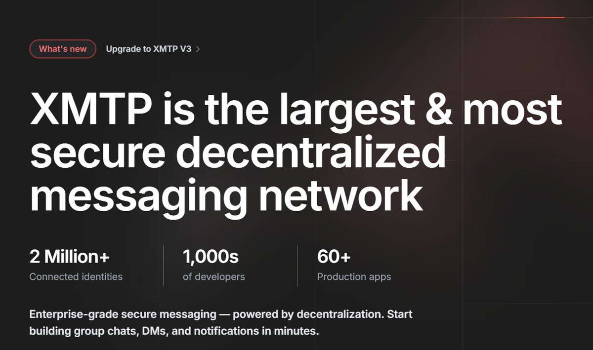 Spooky 👽🛸 0______0 (@onuridaci) on Twitter photo Merkeziyetsiz mesajlaşma protokolü gibi bişey
a16z coinbase venture vs total 20m yatırım aldı, daha detaylı bakacağım şimdilik takibe aldım
<a href="/xmtp_/">XMTP</a> Merkeziyetsiz mesajlaşma protokolü gibi bişey
a16z coinbase venture vs total 20m yatırım aldı, daha detaylı bakacağım şimdilik takibe aldım
<a href="/xmtp_/">XMTP</a>