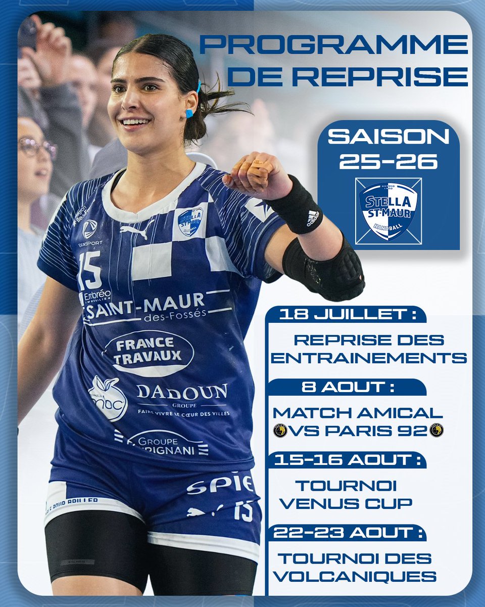 Fini les vacances sous les cocotiers et retour sur le terrain ! 

La saison 2025-2026 reprend sur les chapeaux de roues pour nos étoiles ! ⭐️ 

Pour la préparation de cette nouvelle saison en LBE, nos étoiles entament le programme de reprise !

On a hâte de vous revoir🤩