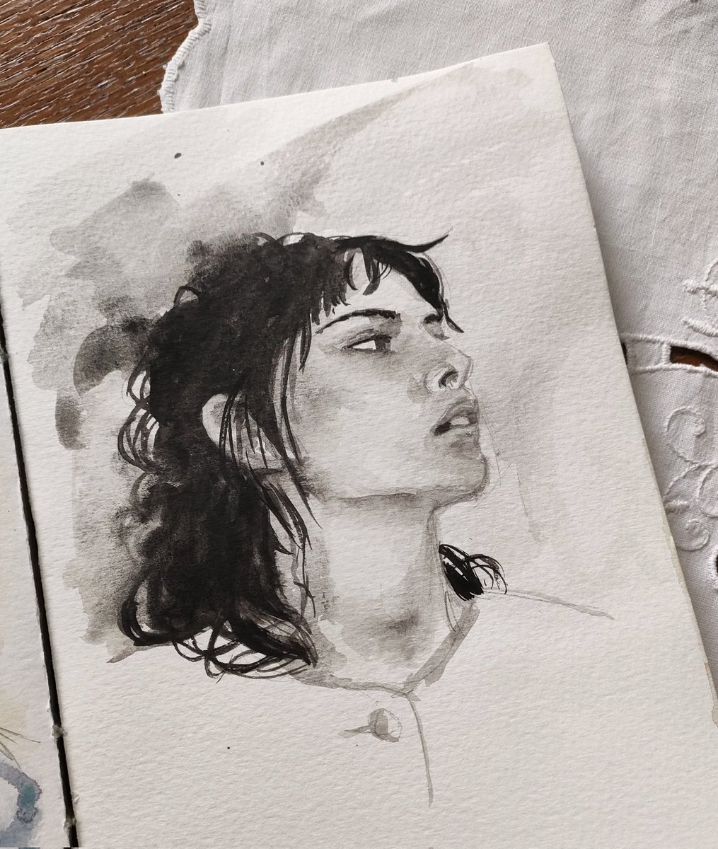 kaledo69's tweet image. Watercolor study of Kristen Stewart

#watercolor #KristenStewart #fanart