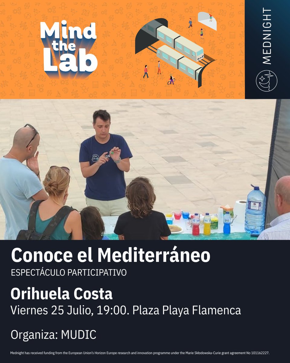 ¡La próxima semana te proponemos un súper plan! La ciencia sale a la calle de la mano de Mind The Lab gracias a la iniciativa <a href="/MednightEu/">Mednight</a> 
Múltiples localizaciones y horarios para que puedas elegir el que mejor se adapte a tus planes.