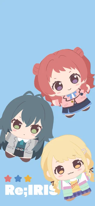 【スマホ壁紙】今週の手毬ぬい漫画はお休みなので変わりにスマホ壁紙プレゼントします!Re;IRISぬいちゃん詰めっ(※転載、二次配布、画像改造禁止)