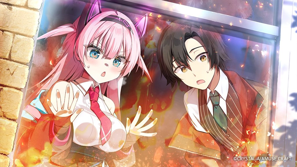 ErogeAreAlive's tweet image. Kazuki Fumi's new game is titled CRACK≡TRICK!
A private detective investigates a series of suspicious deaths in a certain family, all connected to a mysterious "crimson lady"
Scenario: Kazuki Fumi (9-nine-, Nanairo Reincarnation)
Developer: CRYSTALiA
6-7h long
October 31