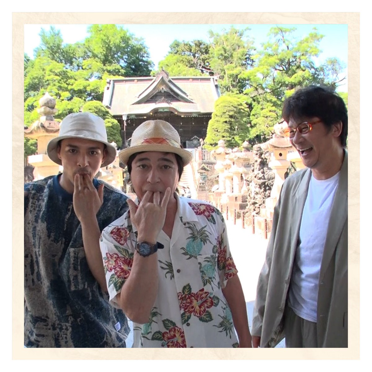 meshidora_ntv's tweet image. #伊原剛志 と #川平慈英 と グルメドライブ旅🚗💨
4人が合流したのは #成田山新勝寺 🛕
その後は伊原さんの知人オススメ☀️
ウナギ店「レストラン水産センター」へ🎣
なにわシーサー'sの結成秘話も!
日曜ひる12時45分はメシドラ!
お楽しみに!🌈
#兼近大樹 #EXIT #満島真之介 #メシドラ