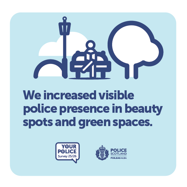 PoliceScotland's tweet image. Take part in the Your Police Survey so we can improve the way we work in your area 👮♂️🏡
Your feedback helps us act on your concerns and ensure our service fits your community's needs ☑️
Take part today ➡️ orlo.uk/1e1Ft