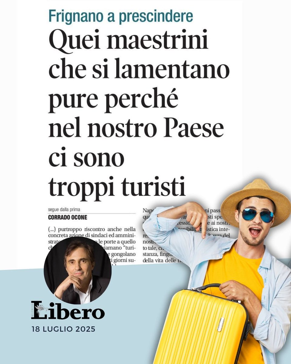 I radical chic contro l’“invasione” del turismo di massa nelle nostre città

Ma non dovevamo dismettere le industrie per puntare sui servizi?

E non c’è  un razzismo implicito verso chi non può permettersi vacanze dorate e viene bollato come rozzo e incolto?

Oggi su Libero