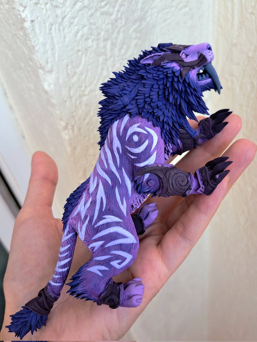 WIP Ghost of the Pridemother 🐾
Coloring in progress!
#warcraft #sculpture #art