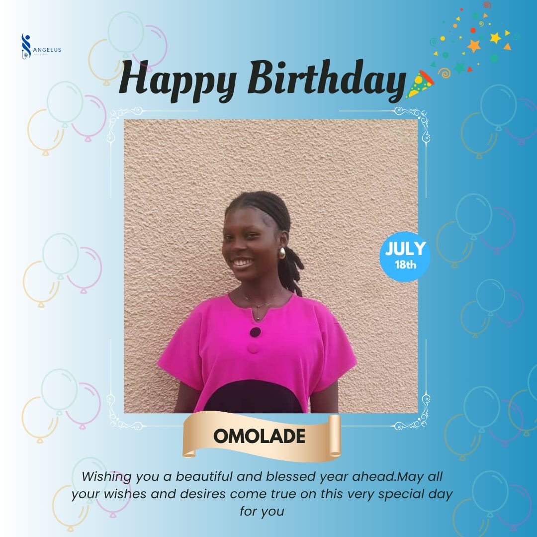 angelusnutrices's tweet photo. Happy birthday Omolade; wishing you a beautiful and blessed year ahead🎉❤️! Hope you have a lovely day❤️!
 
#ifenursing #nunsaoau #angelusnutrices https://t.co/jIAU54DgTo