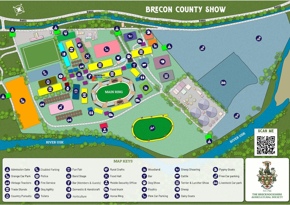 breconshowsec's tweet image. We hope you like our new show map - thank you to View Web Design in Brecon for supporting us with free design service .