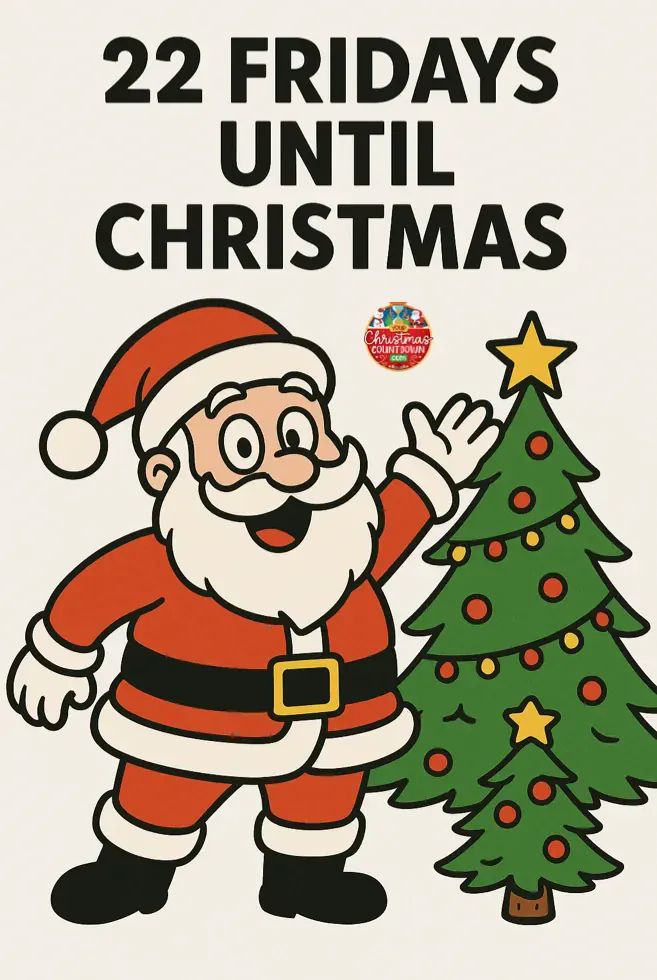 christmas_clock's tweet image. 22 MORE FRIDAYS BEFORE #CHRISTMAS!
🕒 YourChristmasCountdown.com 🎄🎅