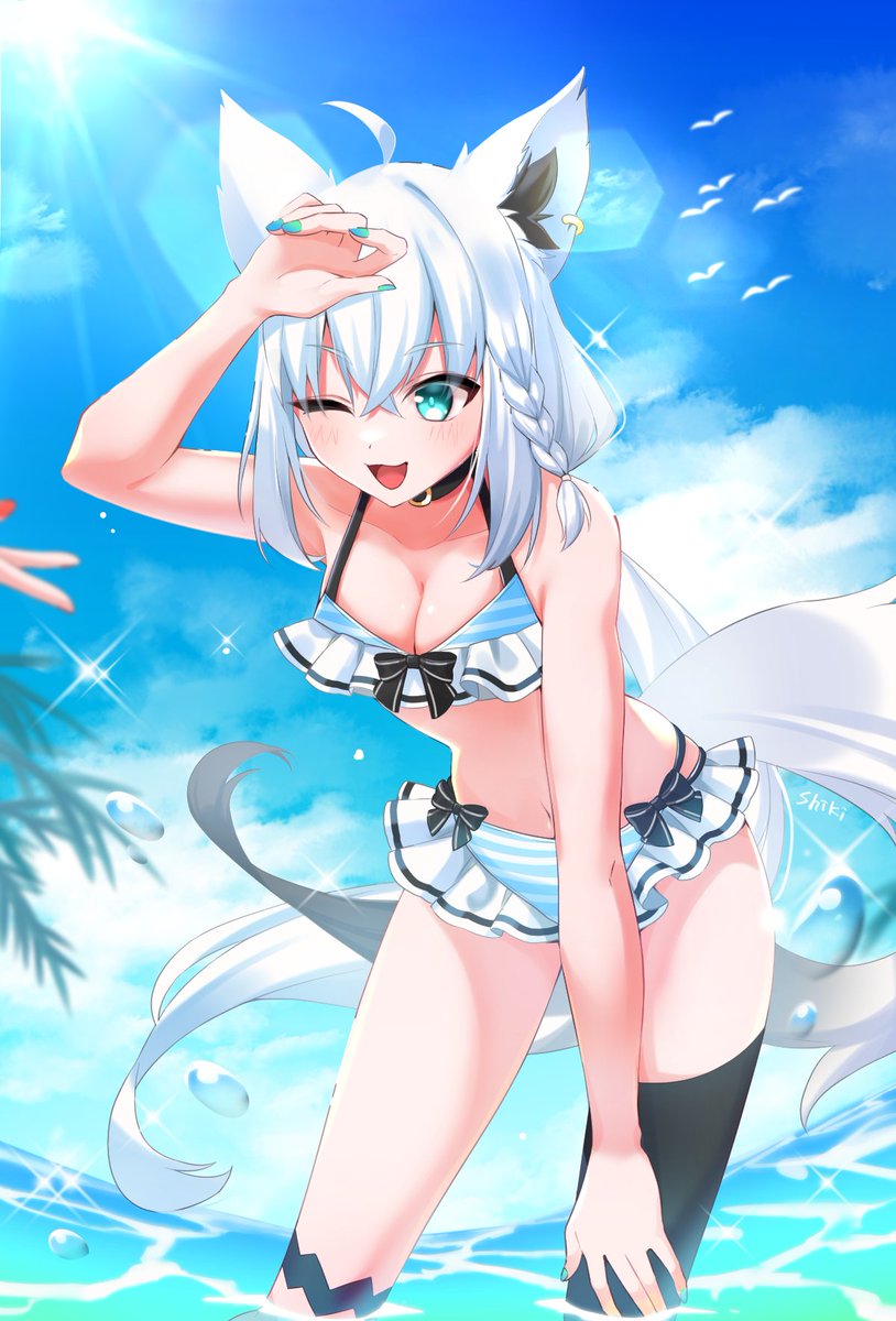 🌊☀🕊️
#絵フブキ