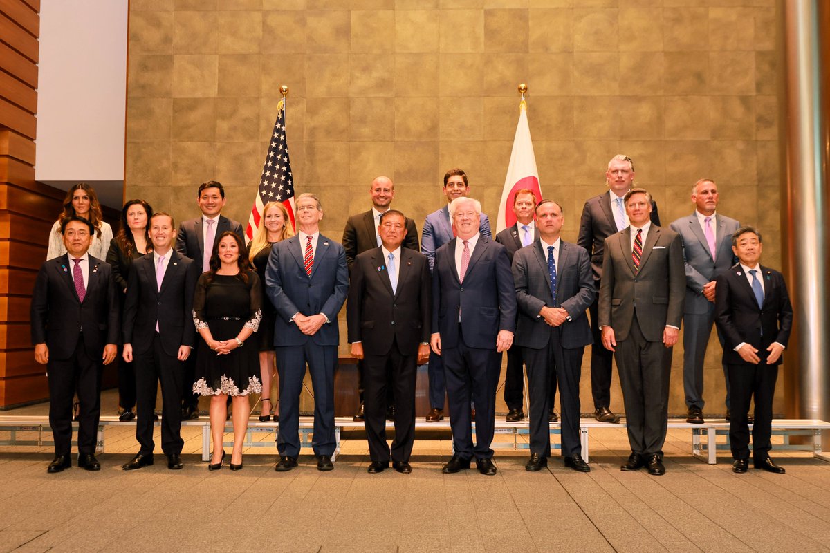 There is no more important #IndoPacific partner for the United States than Japan. Today’s 🇺🇸 Presidential Delegation meeting with Prime Minister <a href="/shigeruishiba/">石破茂</a> was a chance to reaffirm our commitment to forging a new golden age of 🇺🇸🇯🇵 cooperation on every front and in every