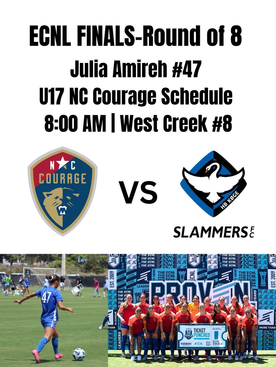 GAME DAY!! ECNL Finals Round of 8‼️‼️