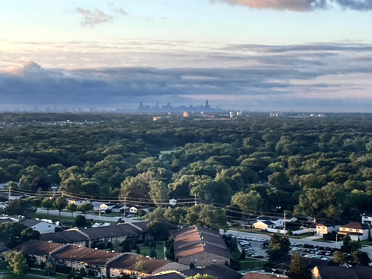 The sky has a definite Fall look to it as Skywatch departs Chicago Executive Airport in Wheeling. Today will feature beautiful conditions, with lower humidity and sunny skies. More on a potential for storms tomorrow at cbsnews.com/chicago/live