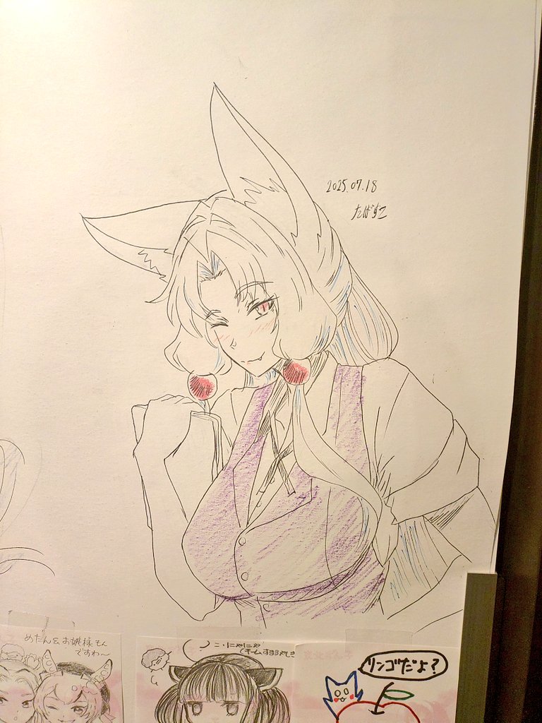 ドルフィンさんにて描かせていただきましたん!! 