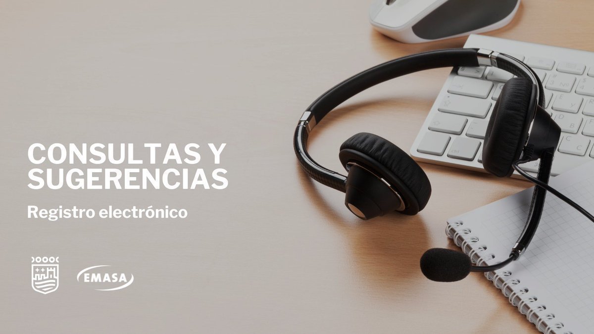 EMASA (@emasamalaga) on Twitter photo Si tienes consultas o sugerencias, puedes comunicarlas a #EMASAMálaga a través del Registro Electrónico de la web, un trámite disponible para todos los malagueños, estés donde estés en cualquier momento.
➡ registro.emasa.es/Ciudadania/
<a href="/malaga/">Ciudad de Málaga</a> Si tienes consultas o sugerencias, puedes comunicarlas a #EMASAMálaga a través del Registro Electrónico de la web, un trámite disponible para todos los malagueños, estés donde estés en cualquier momento.
➡ registro.emasa.es/Ciudadania/
<a href="/malaga/">Ciudad de Málaga</a>