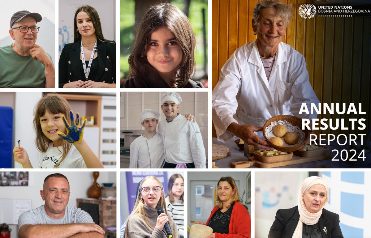 UNESCOVenice's tweet image. 🇺🇳Discover the UN’s impact in #BosniaandHerzegovina🇧🇦
@UN_BiH Annual Results Report 2024 highlights progress in:
📈Sustainable & #InclusiveGrowth
🏥Quality education, health & protection
⚖️People-centred #governance
🤝#SocialCohesion & civic engagement
📖bit.ly/44Hp2dK